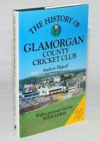 'The History of Glamorgan County Cricket Club'. Andrew Hignell. Christopher Helm, Bromley 1988. Hardback with dustwrapper. Signed to the title page by the author, to the front and rear endpapers by twenty nine players, and to internal pages by four player