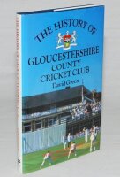'The History of Gloucestershire County Cricket Club'. David Green. Christopher Helm, Bromley 1990. Hardback with dustwrapper. Signed to the front and rear endpapers by forty nine players, and to internal pages by three players. The majority of players' na