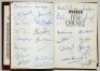 'The Wisden Book of Test Cricket Volume II 1977-1989'. Bill Frindall. Third edition, London 1990. Dustwrapper. Profusely signed to inside covers, endpapers and title pages by Test captains and international players. Over two hundred signatures in total wi - 2