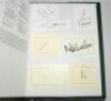 Sri Lanka. 'The Janashakthi Book of Sri Lanka Cricket'. S.S. Perera. Colombo 1999. Dustwrapper. Signed by the author on label laid down to title page, and on pieces and cards laid to rear endpaper by Herath, Dilshan, Maharoof, Kandamby, Kulasekara, Randiv - 2