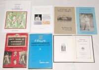 Glamorgan, Gloucestershire and Somerset cricket. Box comprising over fifty county, league and club histories, handbooks etc. Earlier titles include 'Somerset County Cricket', F.S. Ashley-Cooper, London 1924. 'A Century of Village Cricket. The History of B