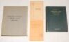 Northamptonshire and Derbyshire cricket. Box comprising over sixty county, league and club histories, handbooks etc. Earlier titles include 'Northamptonshire County Cricket Club Records 1905-1949', W.C. Brown, 1949. 'Northamptonshire C.C.C. Year Book' 196