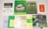 Nottinghamshire C.C.C. A selection of twenty four year books, histories, the odd programme etc. relating to Nottinghamshire cricket. Includes official Year Books for 1933 and 1934. 'A History of Forest Wanderers Cricket Club', Peter Wynne-Thomas 1973, and - 2