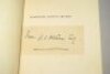 'Hampshire County Cricket'. The Official History'. H.S. Altham, John Arlott, E.D.R. Eagar and Roy Webber. First edition, London 1957. Dustwrapper with odd nicks, otherwise good. Signature in ink 'From H.S. Altham' on label laid down to half title page and - 3