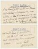 'Hampshire County Cricket'. The Official History'. H.S. Altham, John Arlott, E.D.R. Eagar and Roy Webber. First edition, London 1957. Dustwrapper with odd nicks, otherwise good. Signature in ink 'From H.S. Altham' on label laid down to half title page and - 7