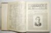 'Cricket: A Weekly Record of the Game'. 1886, 1888 and 1895. Three bound volumes. Vol. V Nos. 110-139, 28th January- 30th December 1886 with title and contents pages. Appears complete. Bound in dark green cloth. Spine torn, wear to board extremities, some - 2