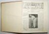 'Cricket: A Weekly Record of the Game'. Volume II (New Series), Nos. 31- 60 18th January to 17th December 1913 bound in red cloth complete with title and contents pages. Red speckled page edges. Slight wear to boards and spine extremities. Some creasing t