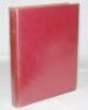 'Cricket: A Weekly Record of the Game'. Volume II (New Series), Nos. 31- 60 18th January to 17th December 1913 bound in red cloth complete with title and contents pages. Red speckled page edges. Slight wear to boards and spine extremities. Some creasing t - 3