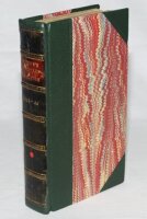 William Denison. 'The Cricketer's Companion: containing the Scores of All the Grand and Principal Games of Cricket played at Lord's and other grounds...' 1843-1846. The first four (and only) editions bound together in one volume with modern marbled boards
