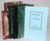 Signed cricket biographies. Four signed hardback limited edition titles and one softback booklet. 'Early Memoirs of Frank Woolley', Ashurst 1976, no. 560/1000 signed by Frank Woolley. 'Ken Farnes. Diary of an Essex Master', David Thurlow, Manchester 2000,