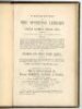 'Catalogue of the Sporting Library of Henry Arthur Blyth, Esq. Deceased'. Original catalogue for the auction held by Christie, Manson & Woods, 14th March 1901 'and the following day'. 413 lots listed with prices realised annotated in pencil. Cricket book