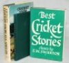 E.W. 'Jim' Swanton. Three titles by Swanton. 'The Test Matches of 1953' Reprinted from the Daily Telegraph 1953. Bound for John Arlott in green cloth with gilt title to spine, original paper wrappers retained, with Arlott's instructions to the book binder