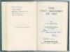 E.W. 'Jim' Swanton. Three titles by Swanton. 'The Test Matches of 1953' Reprinted from the Daily Telegraph 1953. Bound for John Arlott in green cloth with gilt title to spine, original paper wrappers retained, with Arlott's instructions to the book binder - 2