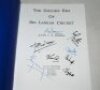 'The Golden Era of Sri Lankan Cricket'. Ajith C.S. Perera. Talangama, Sri Lanka 1999. Nicely signed in ink to the title page by the author and seven Sri Lanka players including Aravinda de Silva, Sanath Jayasuriya, Muthiah Muralitharan, Chaminda Vaas, Mar - 2