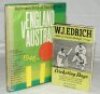 The Edrich family. 'Cricketing Days'. W.J. Edrich. First edition, London 1950. Hardback with good dustwrapper. Signed in ink to title page with dedication, 'To harry, with very best wishes, W.J. Edrich. Oct. 1950'. Sold with the 'Rothmans Book of Test Mat