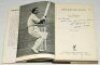 The Edrich family. 'Cricketing Days'. W.J. Edrich. First edition, London 1950. Hardback with good dustwrapper. Signed in ink to title page with dedication, 'To harry, with very best wishes, W.J. Edrich. Oct. 1950'. Sold with the 'Rothmans Book of Test Mat - 2