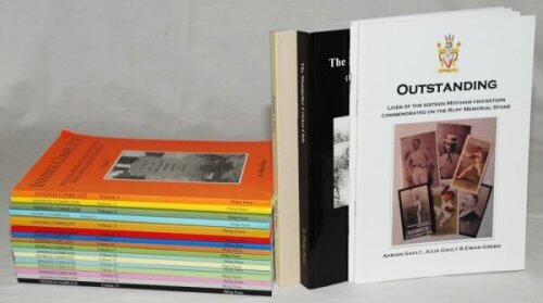 'Innings Complete'. Philip Paine. Vols 2-5, 11, 12, and 15-24, 1999-2018. All numbered limited editions each of 250 copies and signed by Paine. Sold with two further signed titles by Paine, 'Finally a Face. A memoir of Reginald Wood' 2007, no. 414/500, an