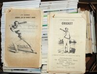 J.W. McKenzie cricket catalogues. A good run of over one hundred and seventy cricket book catalogues published by John McKenzie including the first (unnumbered) issue, and numbered issues 3, 4, 5, 15, 19 (3 parts), 23, 26, 28, 30, 32, 35, 38, 39, 42, 43, 