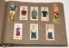 Sporting cigarette cards c.1920s. Large album comprising over one hundred and eighty Godfrey Phillips 'Pinnace' cards of various sizes and other cigarette and trade cards. The majority football, with some cricket, boxing and horse racing. All cards laid d - 7