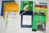 Tennis programmes, magazines and ephemera 1920s onwards. Box comprising a good selection of tennis programmes and ephemera including 'Tennis & Golf' magazine, 6th July 1928, published by the German Tennis Association. Original German tennis equipment adve