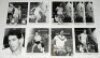 Tennis and squash 1990s. Nine original colour press photographs including Lindsay Davenport, Conchita Martinez (both signed), Anna Kournikova, Steffi Graf, Martina Navratilova, Pat Cash, Jim Courier, Greg Rusedski, Pete Sampras etc. Each 10"x8". Also two - 3