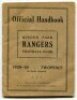 Queen's Park Rangers. Official Handbook. Season 1929-30. Original wrappers. 40pp plus wrappers. Printed and published by F.E. Blower & Co, Watford. 'Light' fading to front wrapper, some soiling to rear wrapper, minor split to lower part of spine otherwise