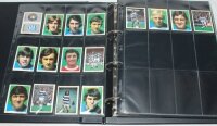 Queen's Park Rangers. File comprising a very good selection of over three hundred Top Sellers (Panini) 'Football' series collector's cards/ stickers published annually. Series covered are 1974 (Qty 16), 1975 (14), 1976 (12), 1977 (14), 1978 (13), 1979 (9)