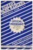 Queen's Park Rangers v Watford. Season 1931/32. Official programme for the Division Three (South) match played at the White City Stadium on Saturday 19th September 1931. Spine split almost the entire length, mark to top of four pages of the programme, min