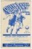 Queen's Park Rangers v Millwall. Season 1937/38. Official programme for the Division Three (South) match played at Loftus Road on Thursday 9th September 1937. Lacking staple, splitting to centre of spine edge, pencil changes to 'field of play', appears to