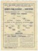 Queen's Park Rangers. Season 1943/44. Three official war-time Football League South single sheet home programmes v Southampton (30/10), Chelsea (27/11) and v Brentford (27/12). Light folds to all three programmes, the Southampton programme with odd nicks - 4