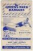 Queen's Park Rangers home programmes. Season 1948/49. Excellent complete run of twenty three League Division 2 home match programmes for the season. The matches are Blues v Reds (Public Practice Match, 14/8), Leicester City (26/8), Bradford City (28/8), C - 3