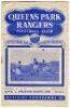 Queen's Park Rangers home programmes. Season 1949/50. Excellent, almost complete run of twenty two League Division 2, Cup and friendly home match programmes for the season. The matches are Blues v Reds (Public Practice Match, 13/8), Brentford (24/8), Sout - 2