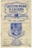 Queen's Park Rangers home programmes. Season 1954/55. Excellent, almost complete run of thirty two League Division 3 (South), Cup and friendly home match programmes for the season. The matches are Possibles v Probables (Public Practice Match, 14/8), Watfo - 4