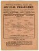 Arsenal v Queen's Park Rangers. Seasons 1942/43, 1943/44 and 1944/45. Three official single sheet programmes for the Football League South matches played at Highbury on Saturday 14th November 1942, Saturday 13th November 1943 and Saturday 23rd September 1 - 3