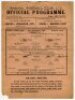 Arsenal v Queen's Park Rangers. Seasons 1942/43, 1943/44 and 1944/45. Three official single sheet programmes for the Football League South matches played at Highbury on Saturday 14th November 1942, Saturday 13th November 1943 and Saturday 23rd September 1 - 4