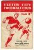 Queen's Park Rangers away programmes. Season 1952/53. Nine Division 2 match programmes for the season. The matches are v Exeter City (23/8), Watford (4/9), Aldershot (20/9), Brighton (11/10), Torquay United (8/11), Swindon Town (14/2), Bristol City (21/3)