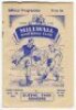 Queen's Park Rangers away programmes. Season 1952/53. Nine Division 2 match programmes for the season. The matches are v Exeter City (23/8), Watford (4/9), Aldershot (20/9), Brighton (11/10), Torquay United (8/11), Swindon Town (14/2), Bristol City (21/3) - 4