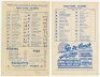 Queen's Park Rangers Reserves home programmes. Seasons 1935/36 and 1937/38. Three official programmes for London Combination home matches played at Loftus Road, v Reading Reserves 2nd November 1935 with scores annotated in ink to back page, very faint ann - 2