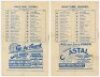 Queen's Park Rangers Reserves home programmes. Seasons 1937/38 and 1938/39. Four official programmes for London Combination home matches played at Loftus Road, v Bristol City Reserves 2nd April 1938 with rusting to staple, light folds, otherwise in good c - 2