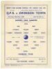 Queen's Park Rangers Reserves home programmes. Season 1948/49. Ten official programmes for Football Combination home matches played at Loftus Road. Matches are West Ham United Reserves (4/9), Leyton Orient Reserves (16/9), Norwich City Reserves (18/9), Sw - 3