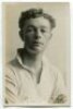 Charles Harold James Handley. Tottenham Hotspur 1921-1929. Mono real photograph postcard of Handley, half length, in Spurs shirt. Name 'C. Handley' in box to lower border. W.J. Crawford of Edmonton. Very good condition Postally unused - football<br><br>F