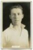 Charles Walters. Tottenham Hotspur 1919-1925. Mono real photograph postcard of Walters, head and shoulders, in Spurs shirt. Name 'C. Walters' in box to lower border. W.J. Crawford of Edmonton. Very good condition Postally unused - football<br><br>Charlie