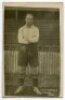 Percy Humphreys. Tottenham Hotspur 1909-1911. Early mono real photograph postcard of Humphreys, full length, in Spurs shirt. Title to lower border 'Percy Humphreys. Tottenham Hotspur'. F.W. Jones Bros of Tottenham. Postally unused. Image, a little dulled 