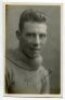 James McQueen Anderson Smith. Tottenham Hotspur 1925-1927. Mono real photograph postcard of Smith, head and shoulders, in Spurs shirt. Nicely signed in ink 'Yours, James Smith'. W.J. Crawford of Edmonton postcard. Postally unused. Very good condition - fo