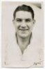 David Wilson Colquhoun. Tottenham Hotspur 1931-1935. Mono postcard size real photograph of Colquhoun, head and shoulders, in Spurs shirt. Photograph by Dailypress Photographic Agency, with stamp to back. 4"x6". Bottom right hand corner crease with small t