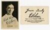 Charlie Wilson. Tottenham Hotspur 1919-1922. Original real photograph trade card of Wilson issued by 'Adventure' (D.C. Thompson), 'Footballers- signed real photos' series 1923. Signed in blue ink to the photograph 'Best Wishes, C. Wilson'. Printed signatu