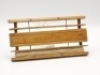 A rare Hardy boxwood float and line winder, fitted four float and cast holders and central shot and caps compartment with sliding lid, stamped makers details, 7" x 3 ½" x ¾" overall, a very rarely seen gadget, circa 1940