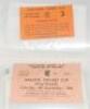 Home and overseas match tickets 1952-2017. Album containing a good selection of seventy two official match tickets and guest passes. - 5