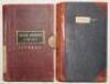 John Berry ‘Jack’ Hobbs. Surrey & England 1905-1934. Two original ledgers/ journals relating to Hobbs’ sports business, ‘Jack Hobbs Limited’. One leather bound leather with brass clasp, comprises accounts for the period 4th October 1919 to 31st December 1