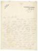 E.B. Noel to Alfred J. Gaston, cricket follower, writer and collector. Two handwritten letters from Noel to Gaston. In one, a two page letter in ink on Queen’s Club, West Kensington letterhead dated ‘Aug 14’, Noel writes to say ‘I have duplicate Wisdens o - 3